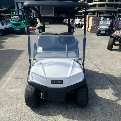 Motorised Golf Cart White