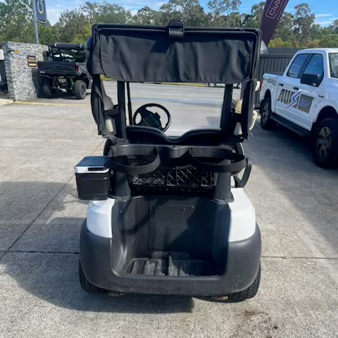 Motorised Golf Cart White