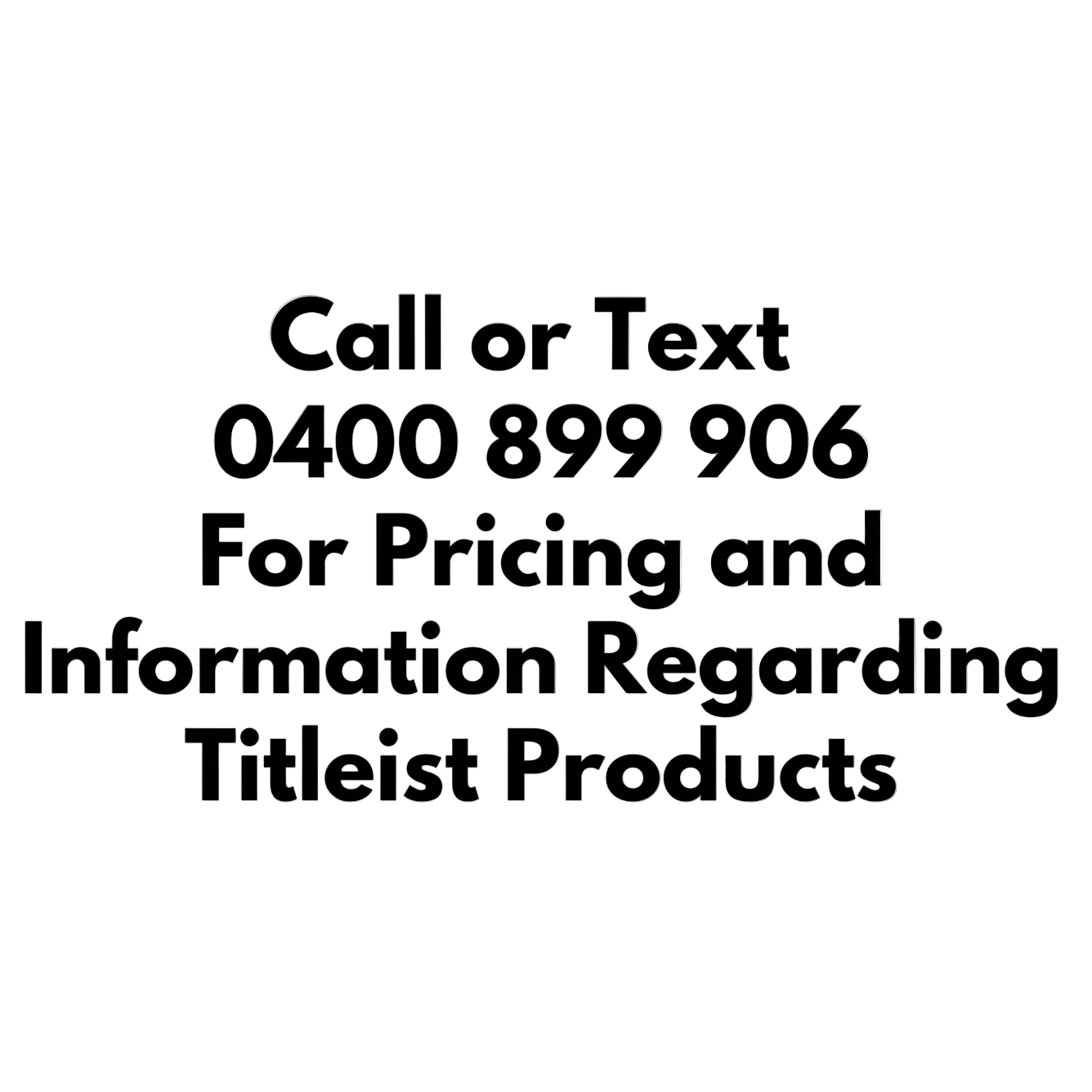 Titleist Information