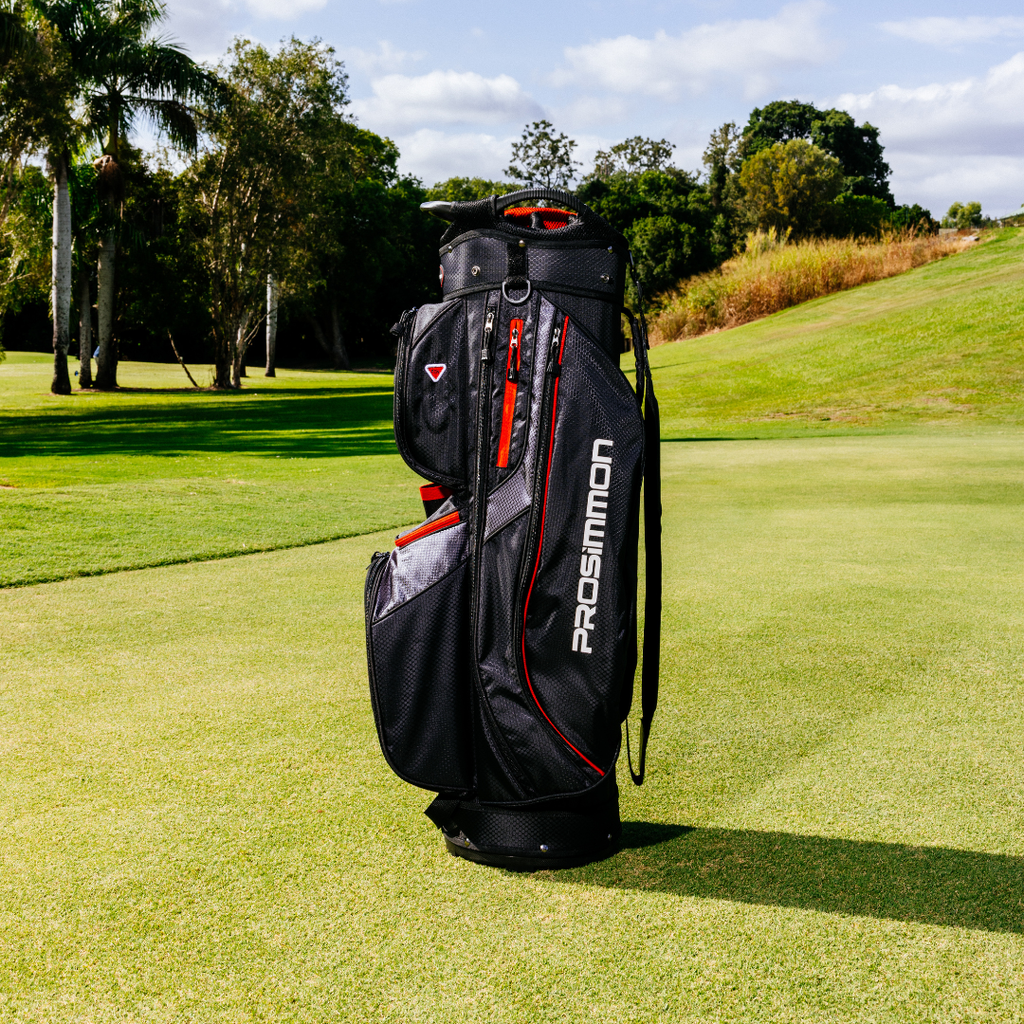 Prosimmon DRK Cart Bag Black/Red