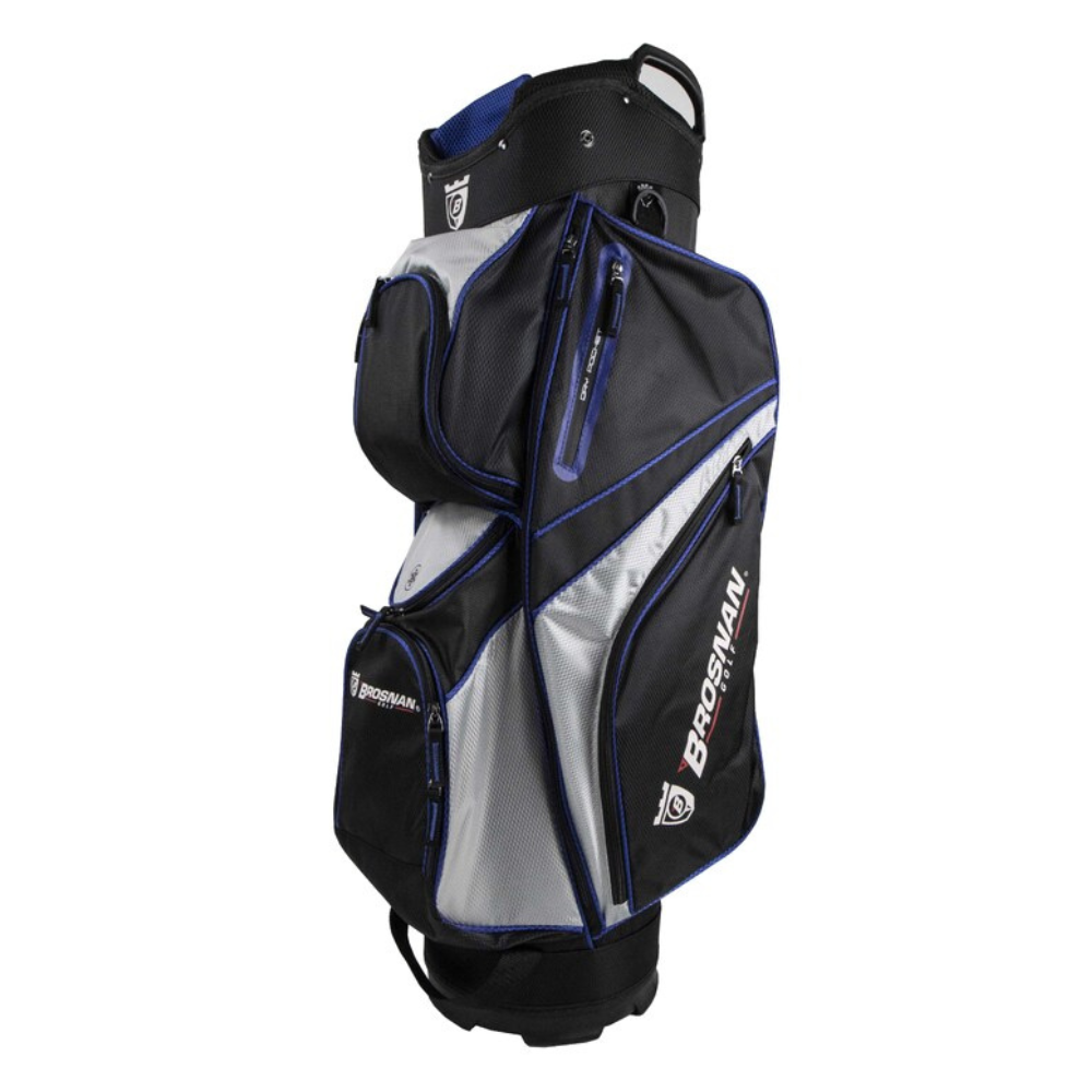 Brosnan Cool VI Black/Grey/Bright Blue Cart Bag